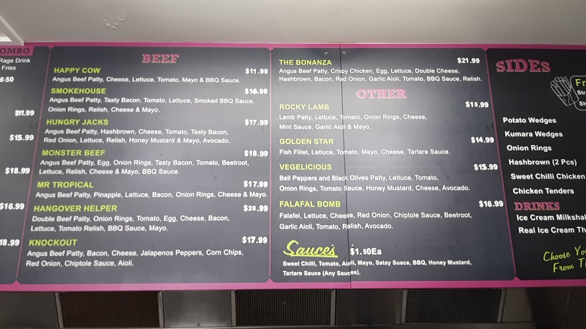 Burger Bonanza Photo Menu 4