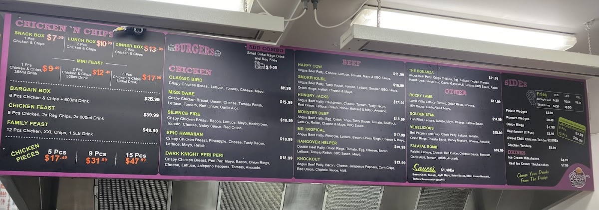 Burger Bonanza Photo Menu 6
