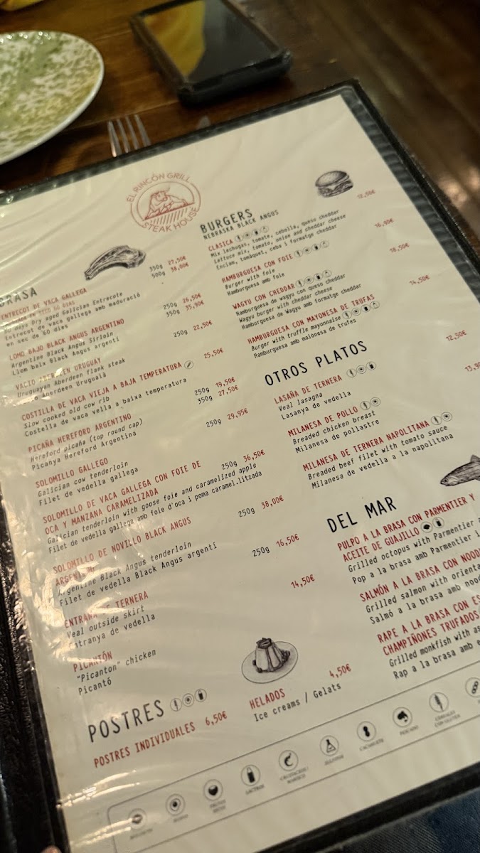 El Rincón Steak house Photo Menu 10
