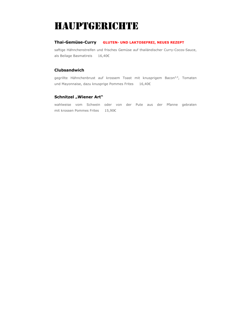 central - Restaurant/Bar Photo Menu 6