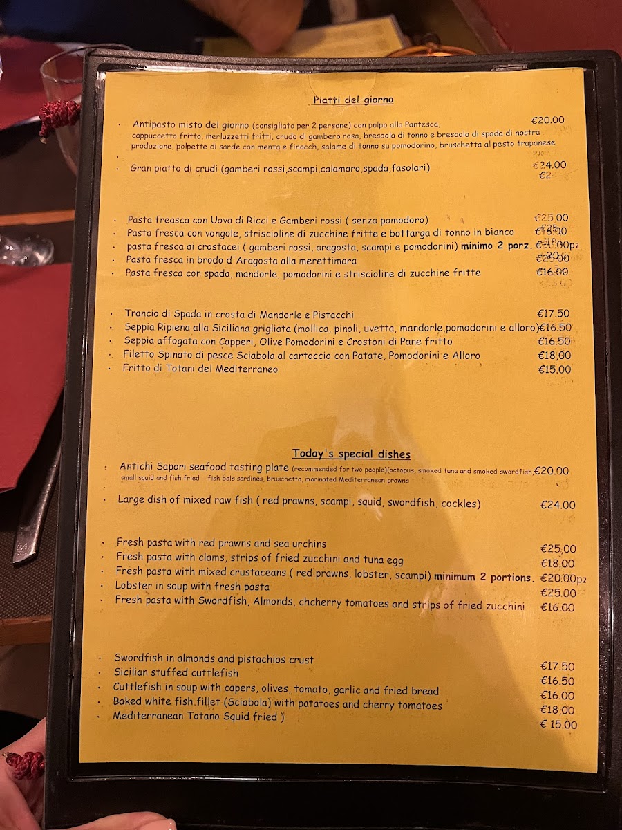 Ristorante Antichi Sapori Photo Menu 1