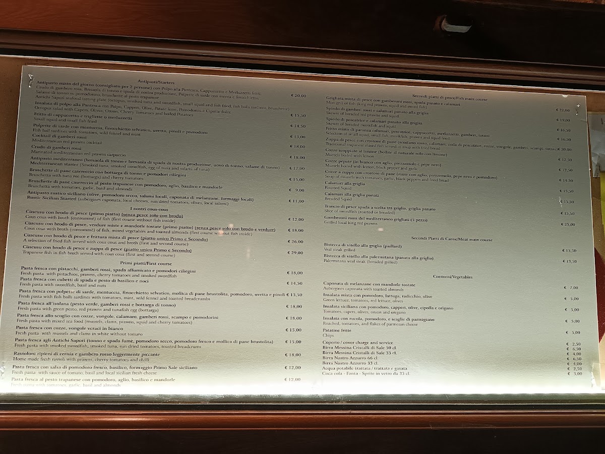 Ristorante Antichi Sapori Photo Menu 3