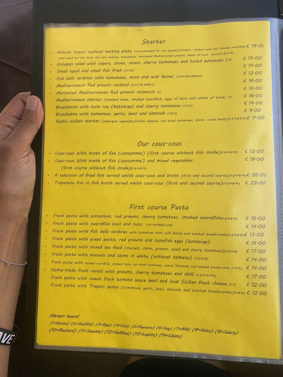 Ristorante Antichi Sapori Photo Menu 6