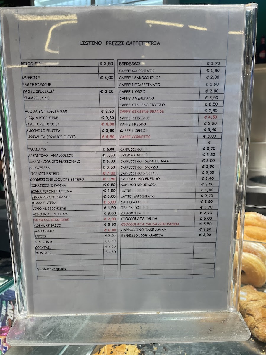 Caffè La Stazione Photo Menu 1
