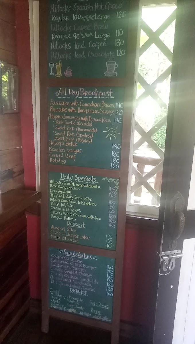 Hillocks Coffee Shop And Restaurant Photo Menu 4