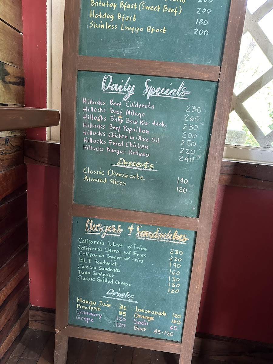Hillocks Coffee Shop And Restaurant Photo Menu 5