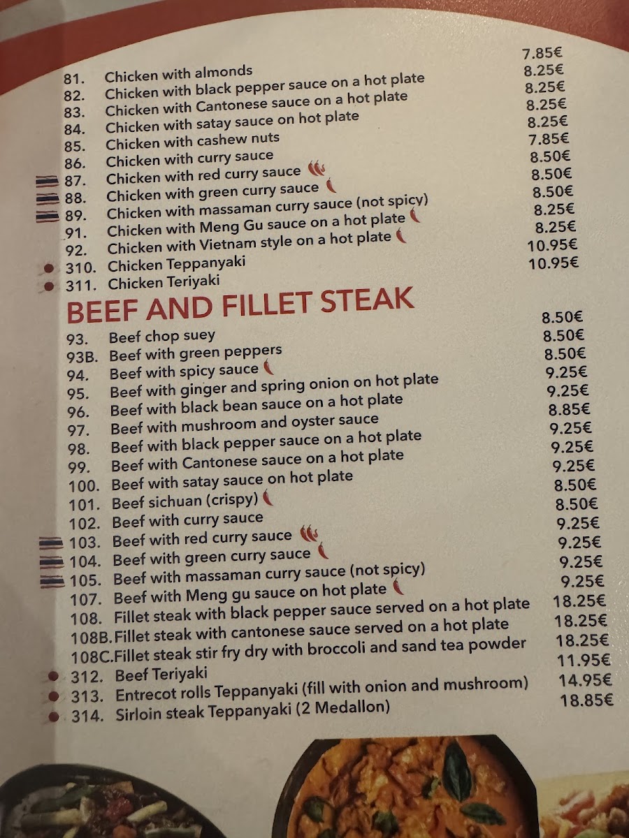RESTAURANTE ASIAN KITCHEN TEPPANYAKI SHOW Photo Menu 1