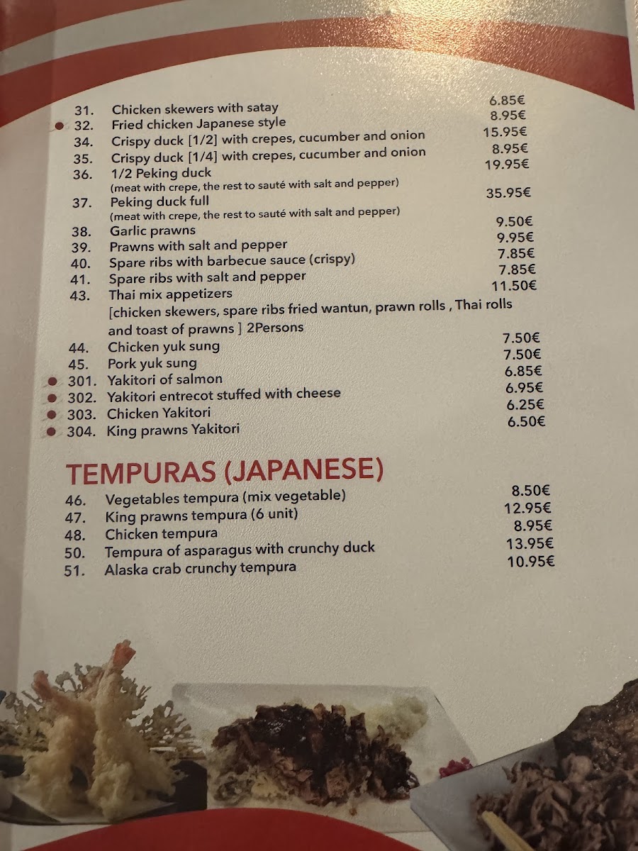 RESTAURANTE ASIAN KITCHEN TEPPANYAKI SHOW Photo Menu 2