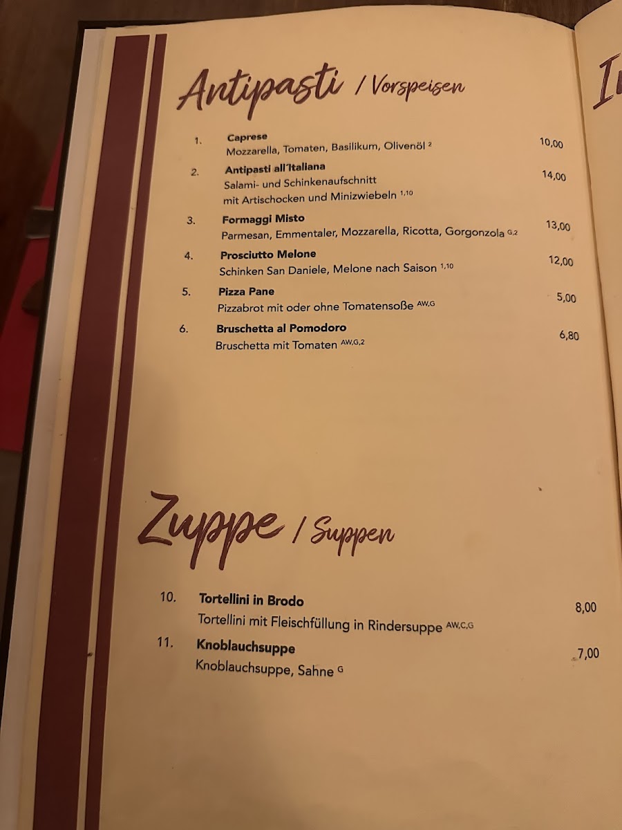 Pizzeria Alla Stazione Photo Menu 10