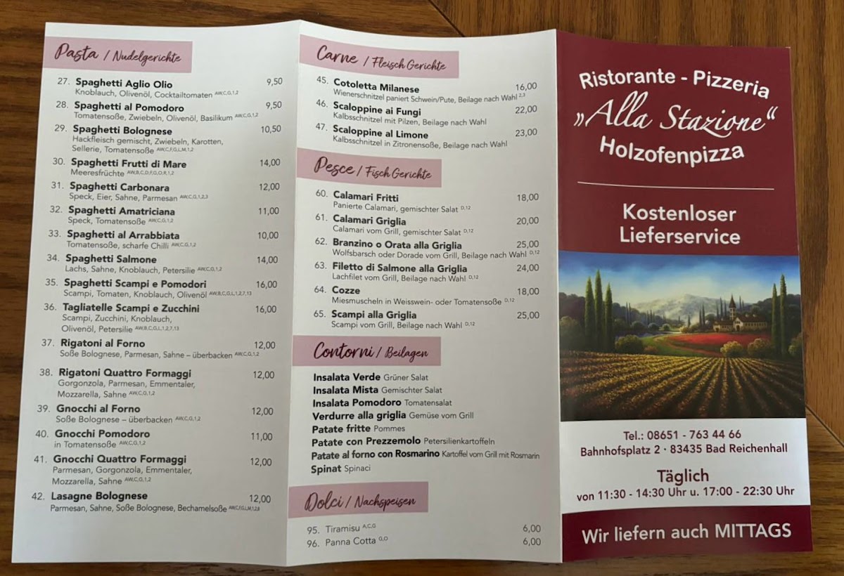 Pizzeria Alla Stazione Photo Menu 4