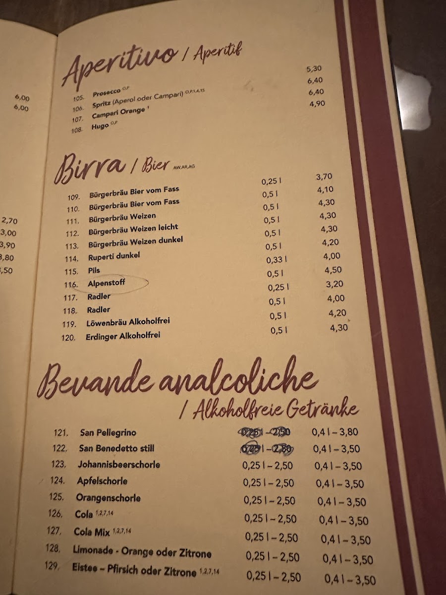 Pizzeria Alla Stazione Photo Menu 8