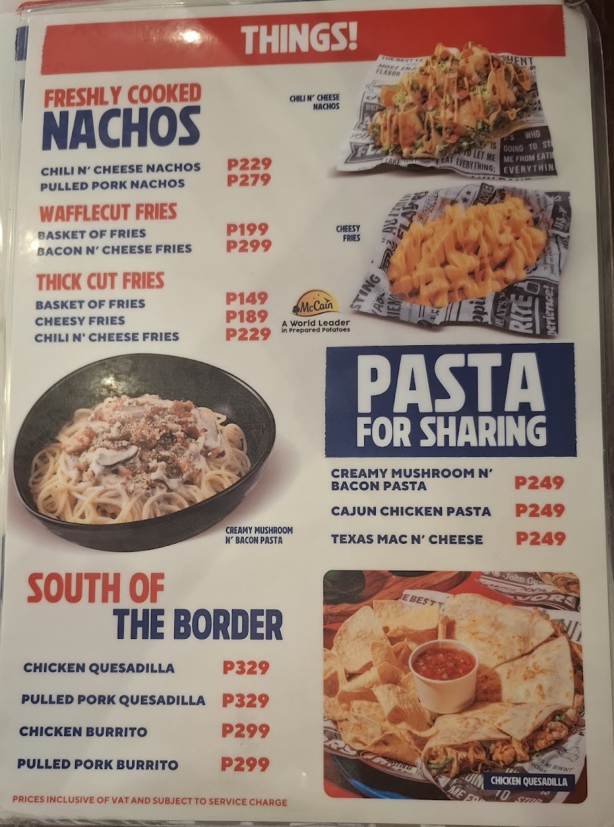 Buffalo's Wings ''N Things - Gateway Mall Photo Menu 1