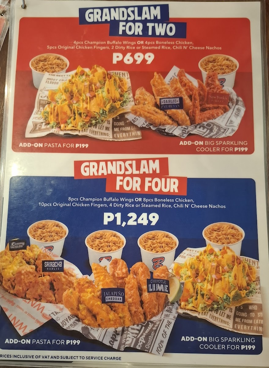 Buffalo's Wings ''N Things - Gateway Mall Photo Menu 5