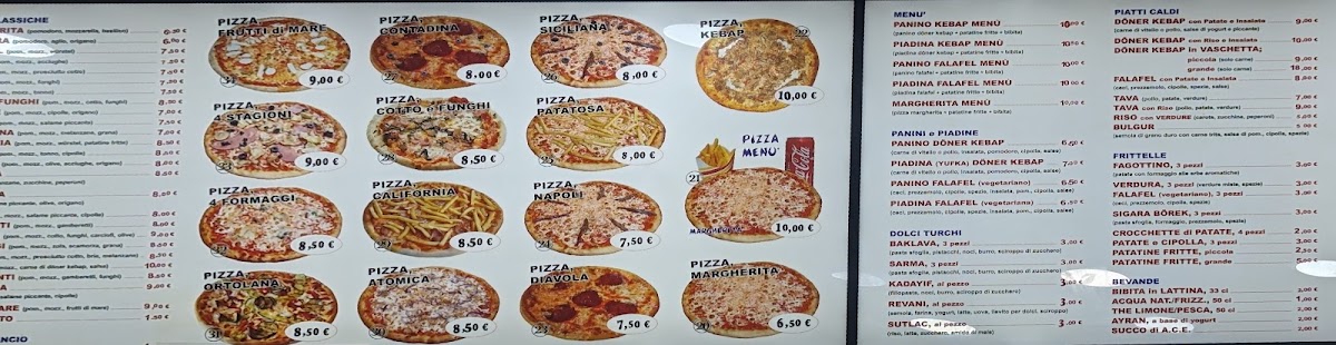 Kebab & Pizza Anatolia Photo Menu 1