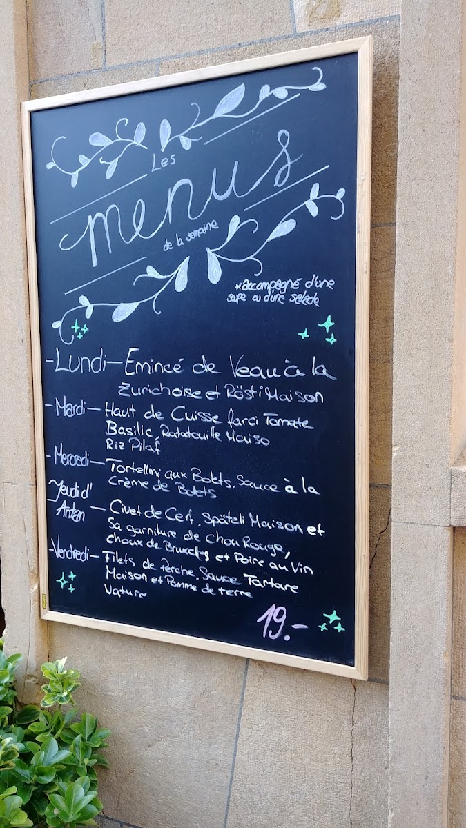 entr'acte Photo Menu 10