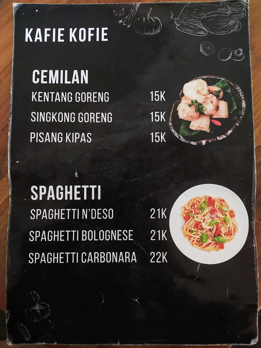 KAFIE KOFIE Photo Menu 3