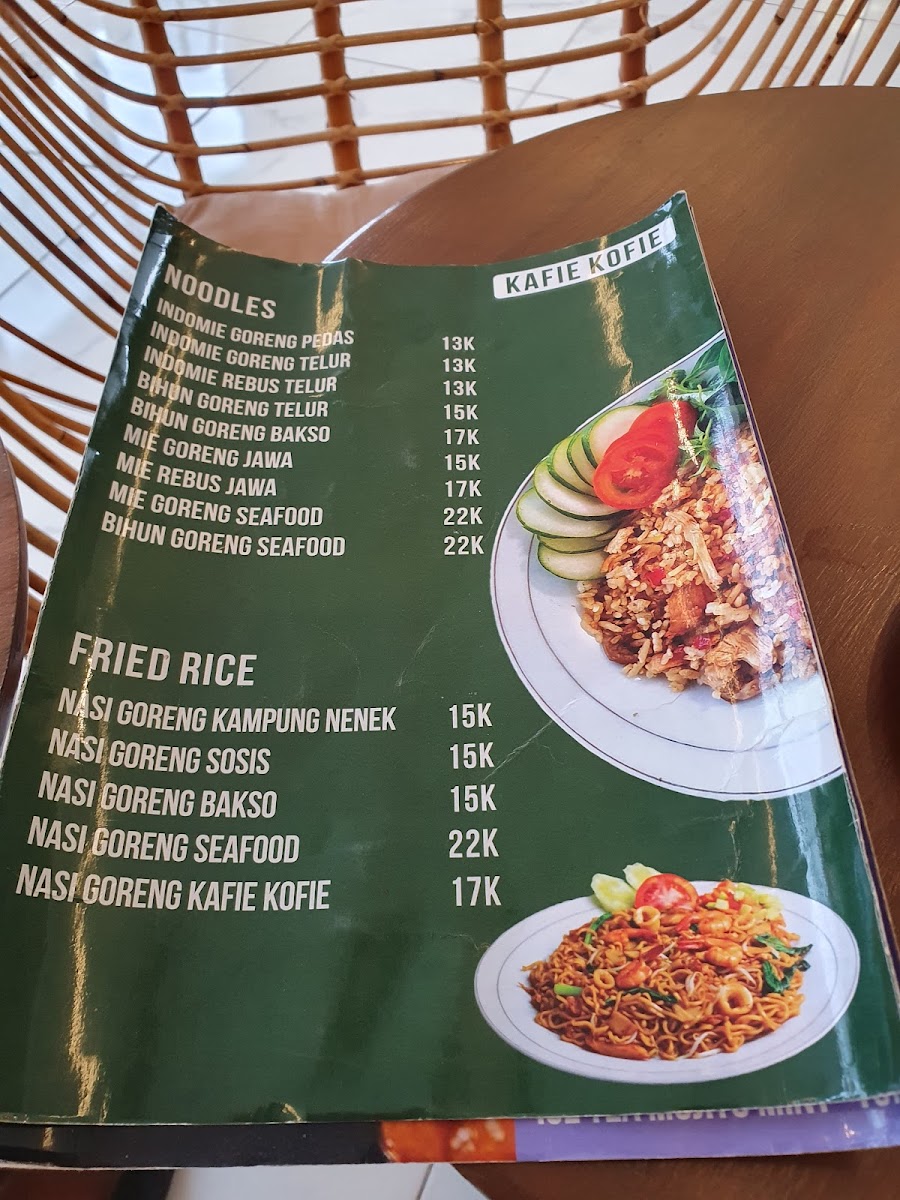 KAFIE KOFIE Photo Menu 4