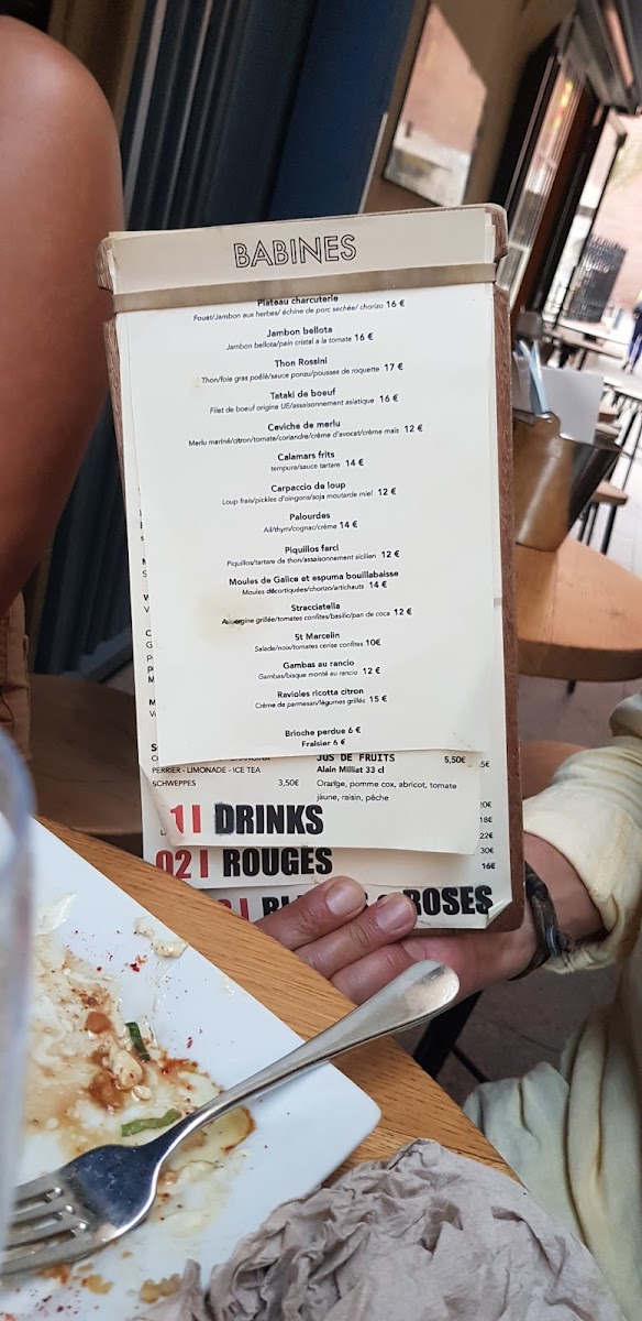 BABINES - Restaurant Bar Tapas a Perpignan Photo Menu 4