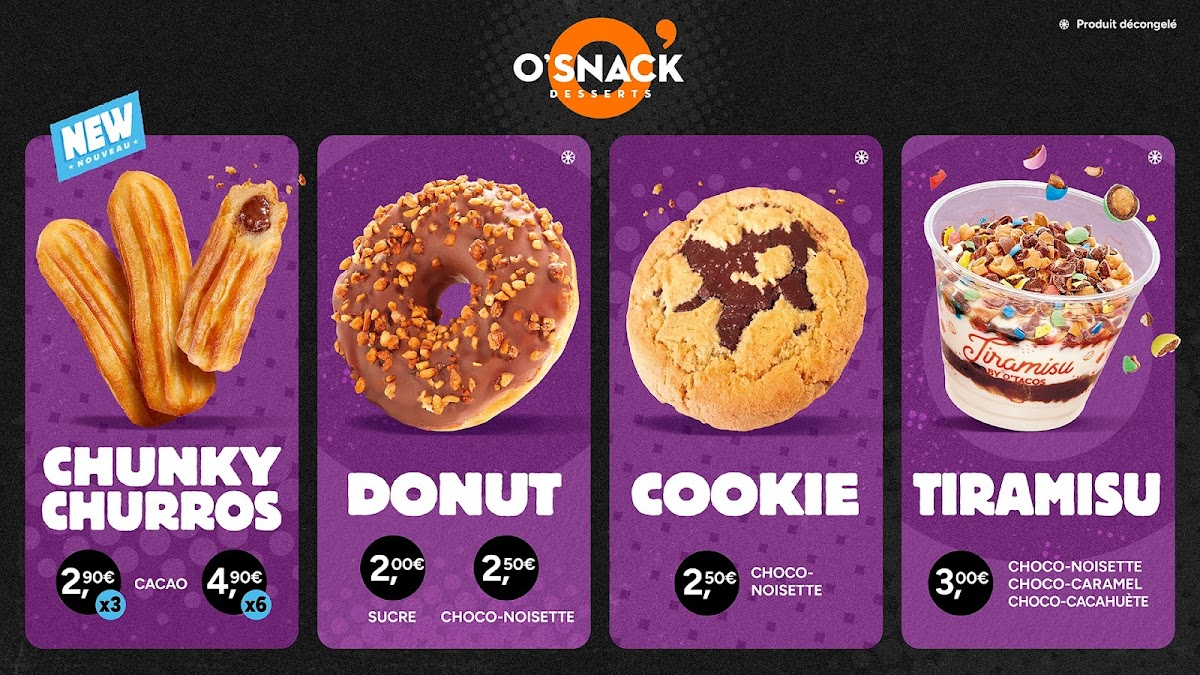 O’Tacos Le Vésinet Photo Menu 9
