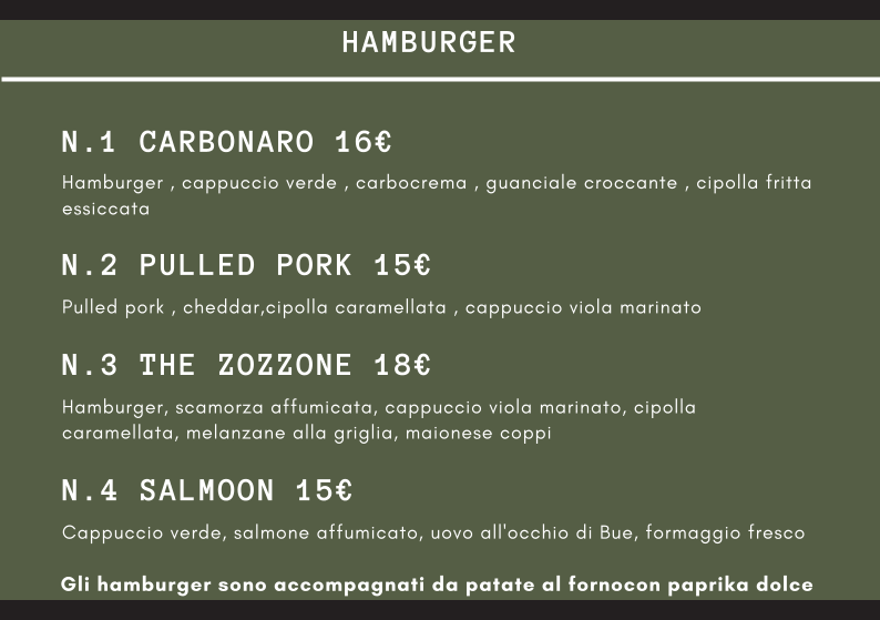 Osteria Ai Coppi Photo Menu 1