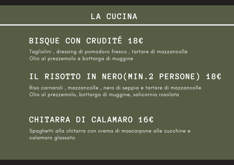 Osteria Ai Coppi Photo Menu 2