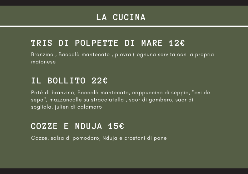 Osteria Ai Coppi Photo Menu 3
