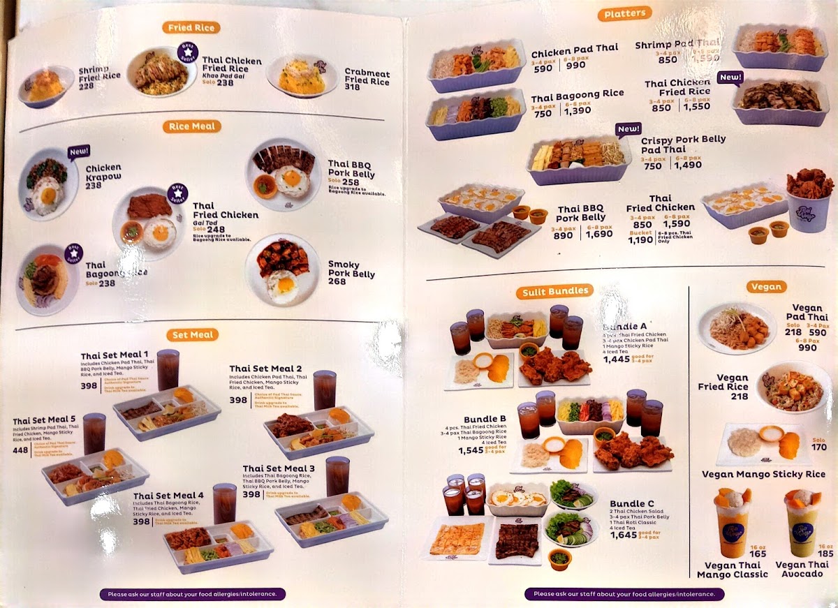 Thai Mango - Caloocan Photo Menu 1