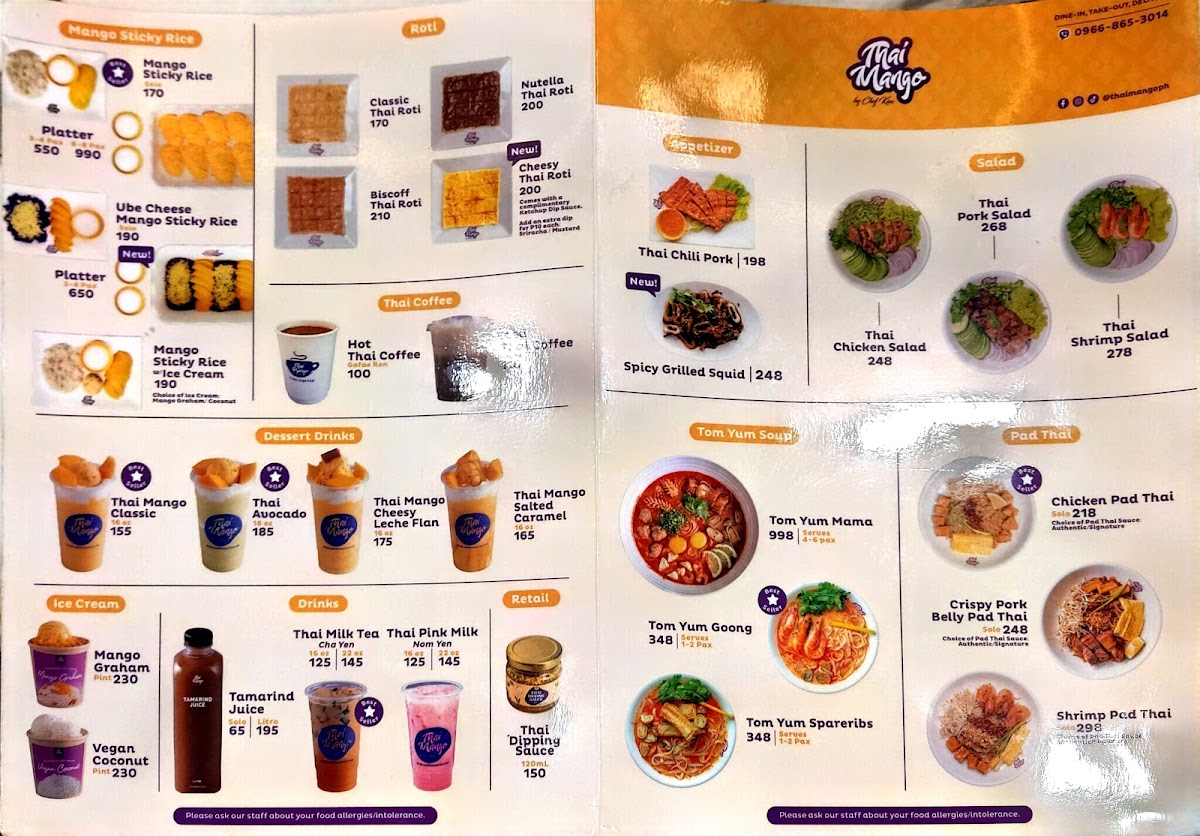 Thai Mango - Caloocan Photo Menu 2
