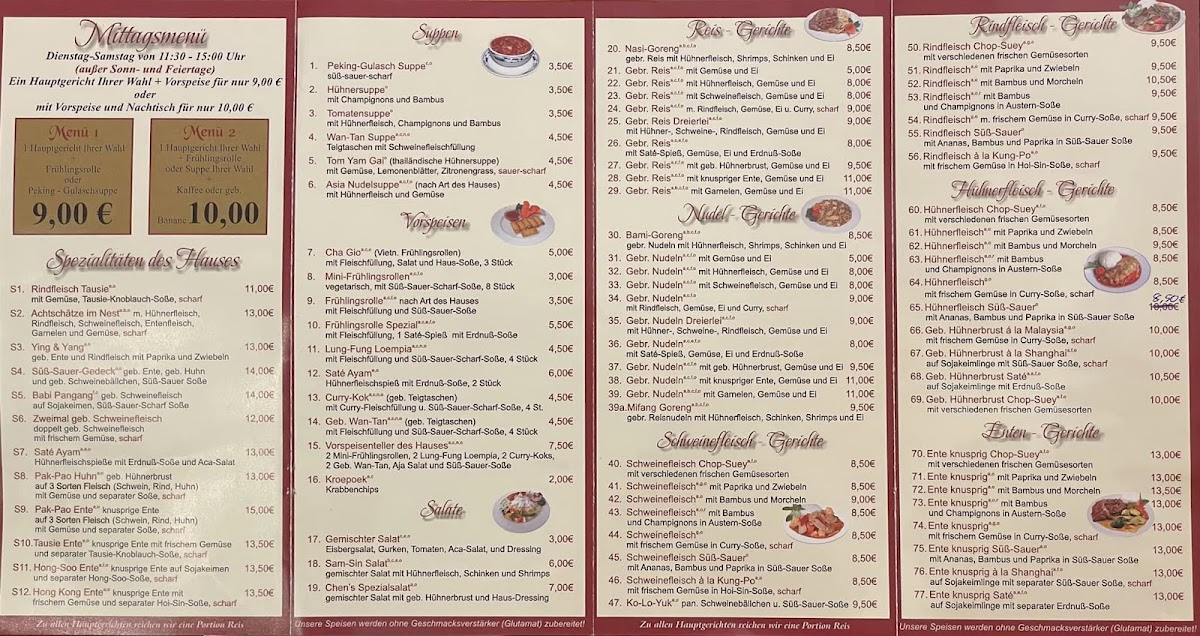Chen‘s Asia Schnellrestaurant Photo Menu 4