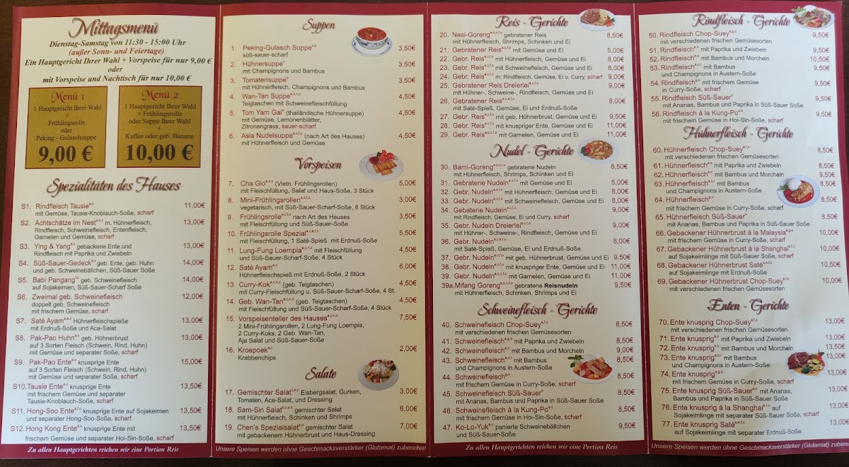Chen‘s Asia Schnellrestaurant Photo Menu 6