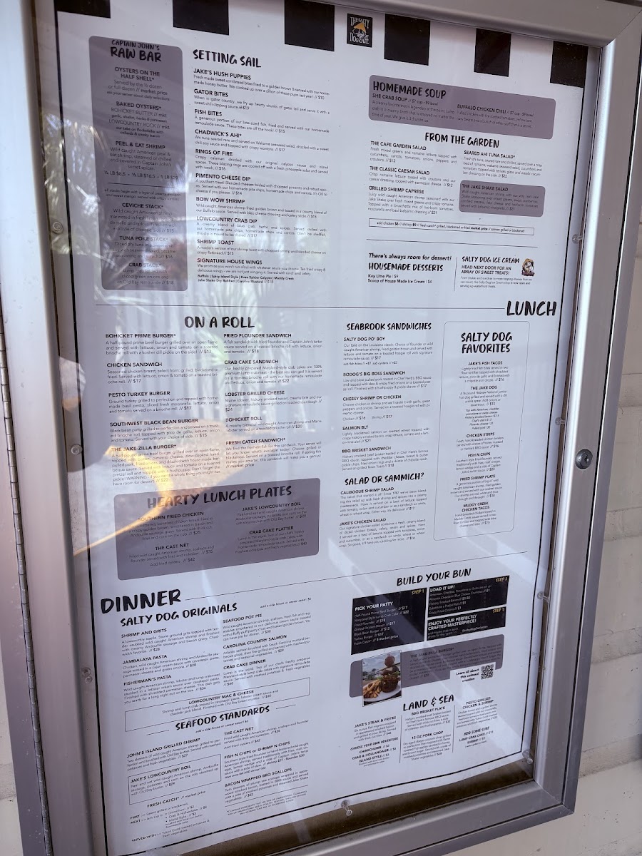 Salty Dog Cafe Seabrook Photo Menu 2