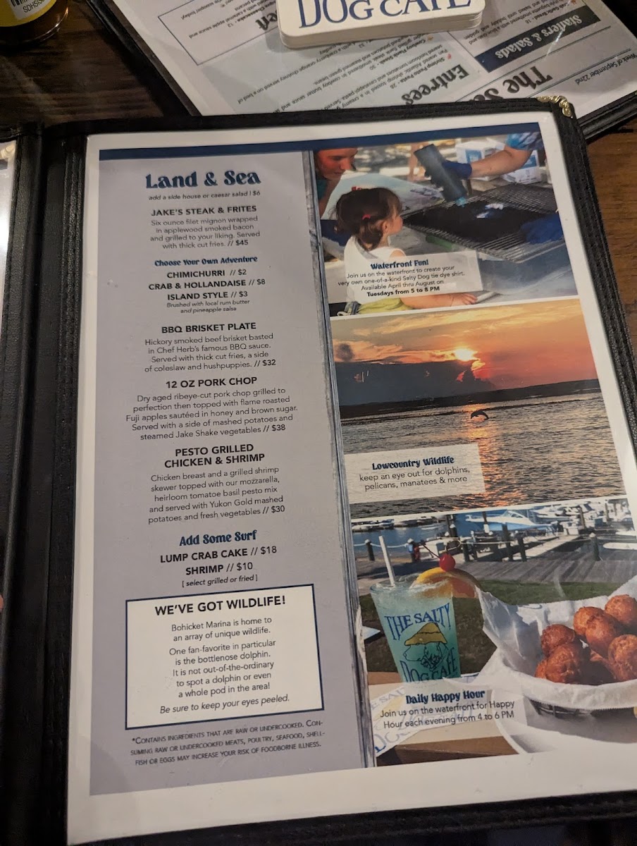 Salty Dog Cafe Seabrook Photo Menu 3