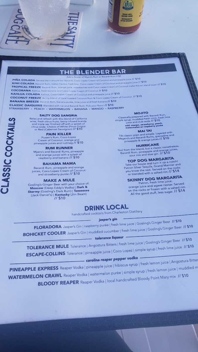 Salty Dog Cafe Seabrook Photo Menu 6
