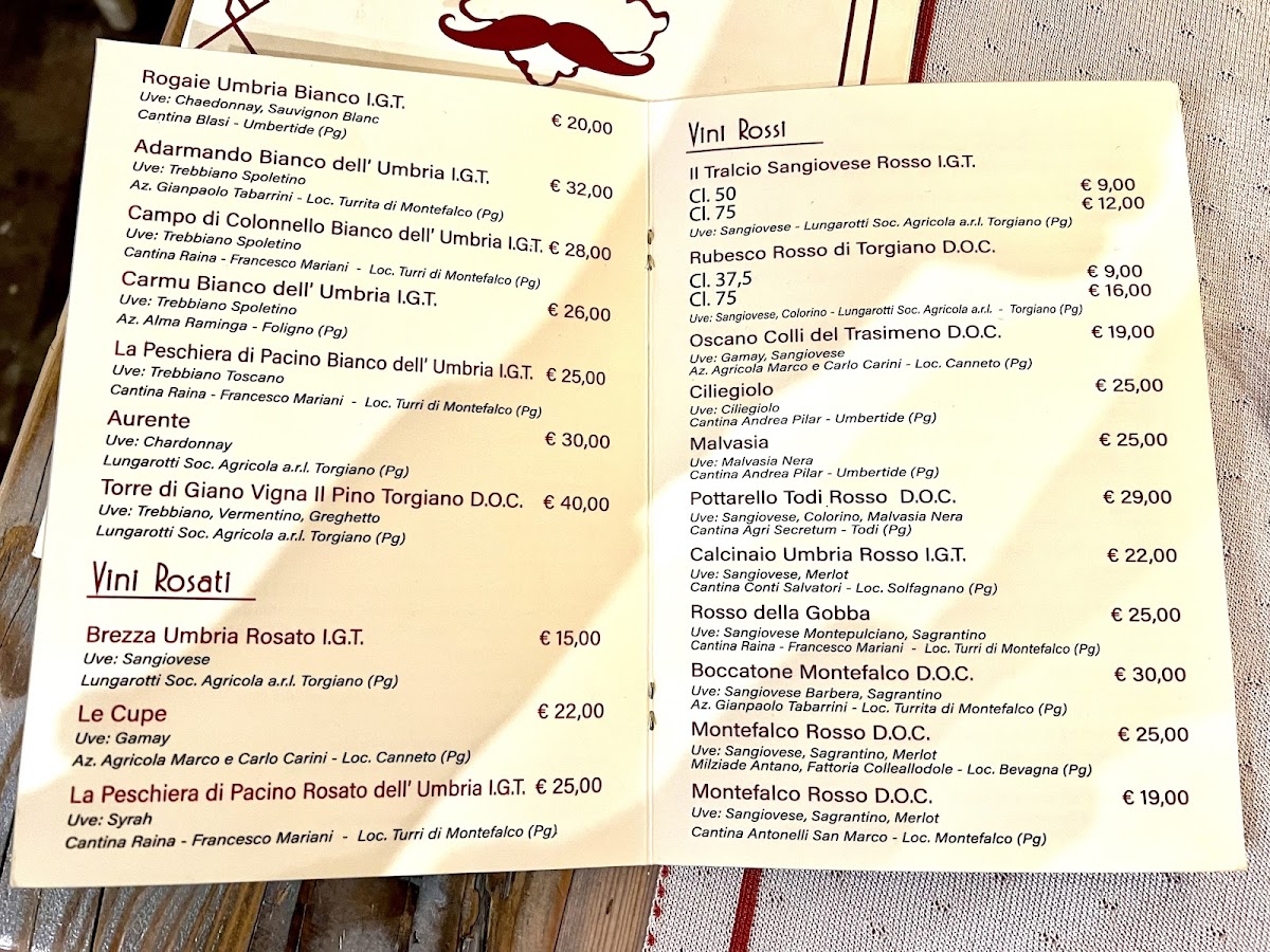 Umbria D.O.C. Ristorante Photo Menu 3