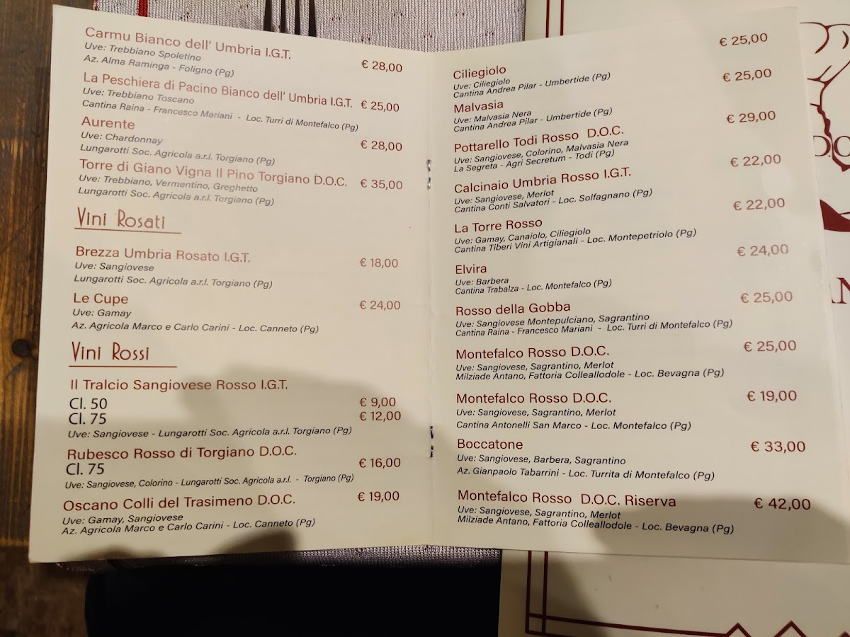 Umbria D.O.C. Ristorante Photo Menu 7