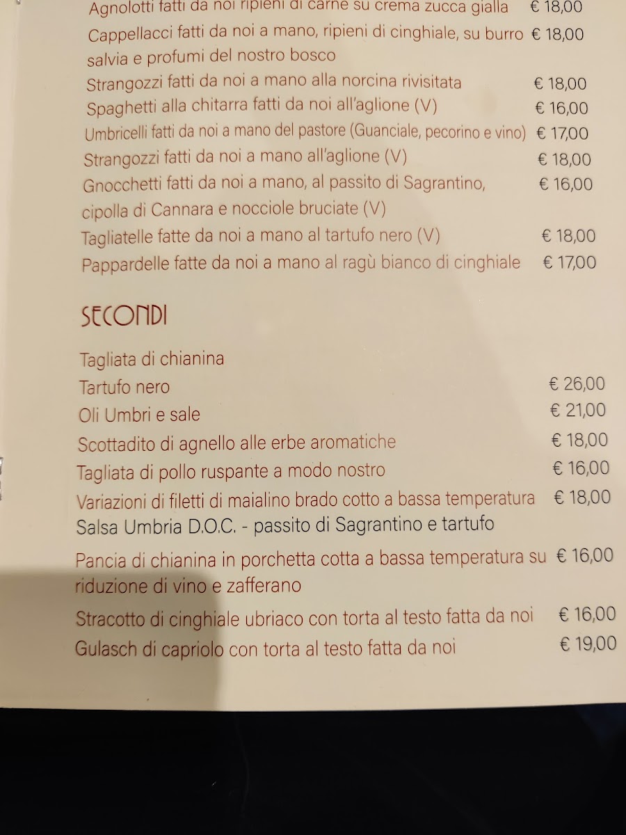 Umbria D.O.C. Ristorante Photo Menu 8