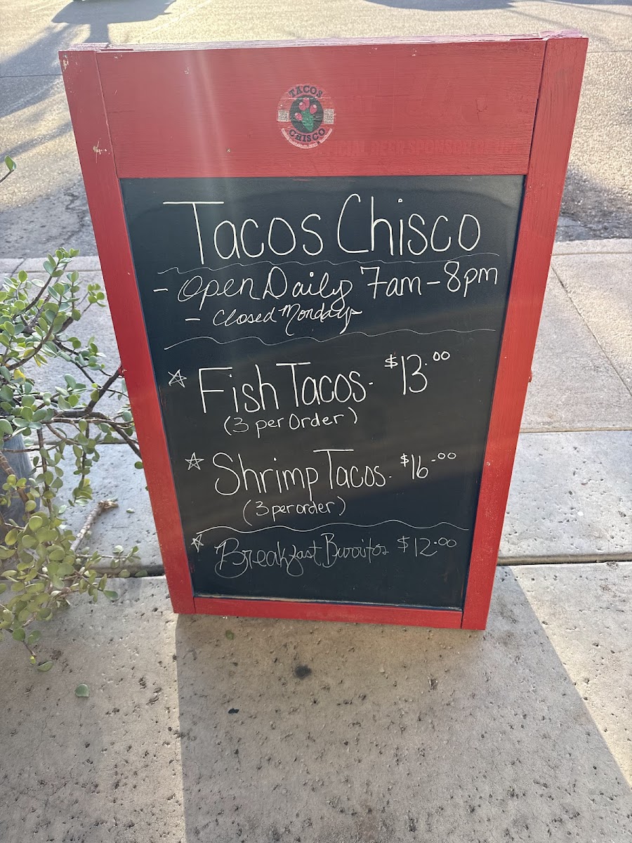 Tacos Chisco Photo Menu 5