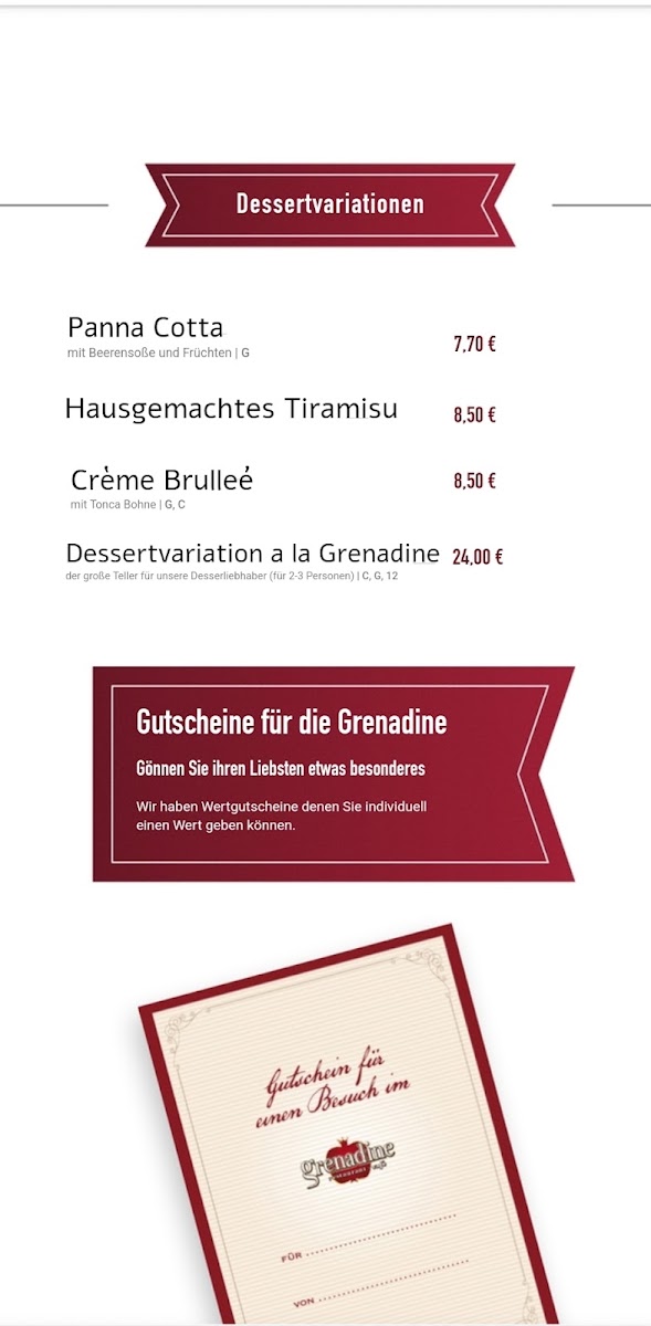 Grenadine Lübeck Photo Menu 5