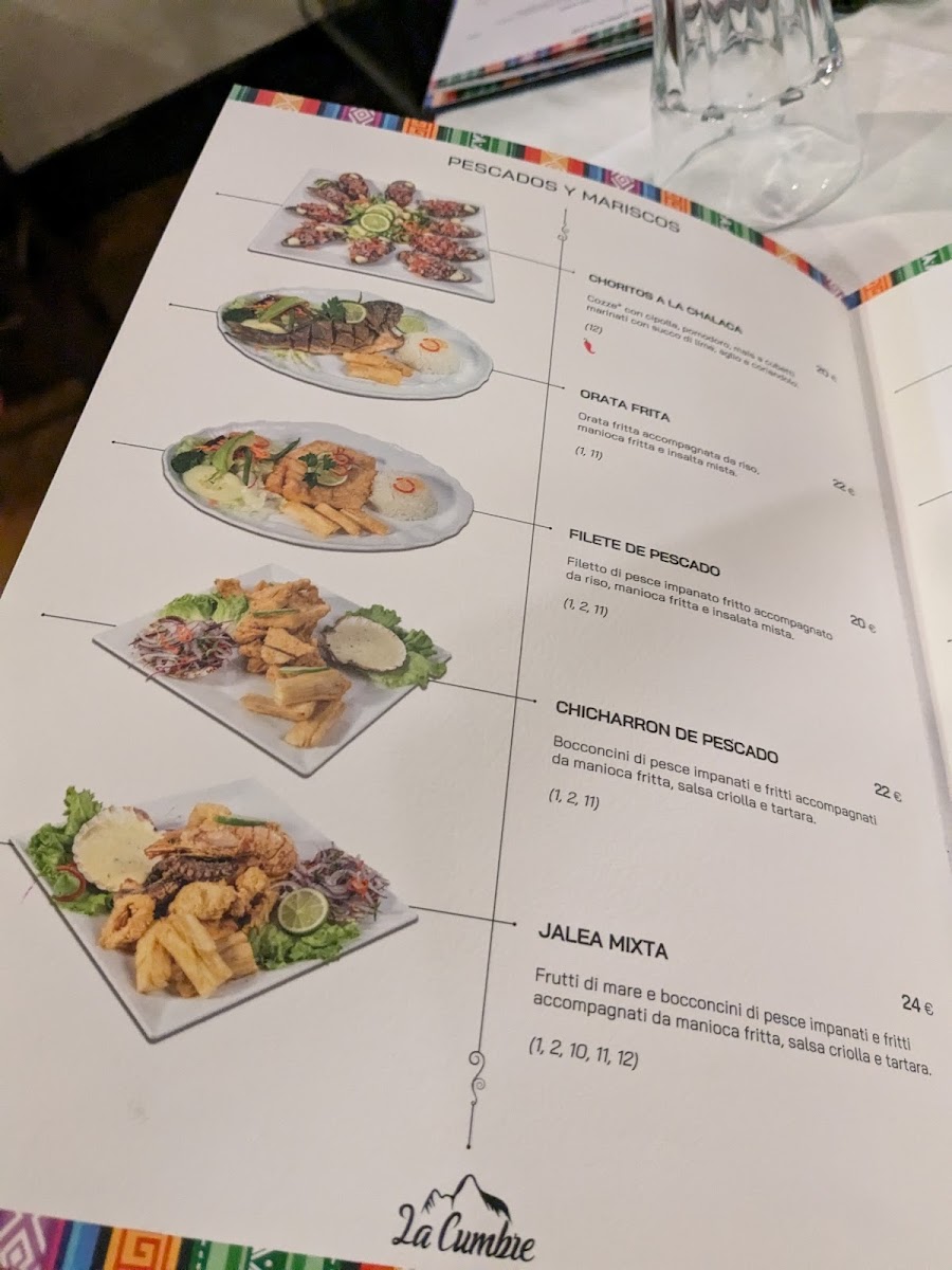 La Cumbre Photo Menu 2