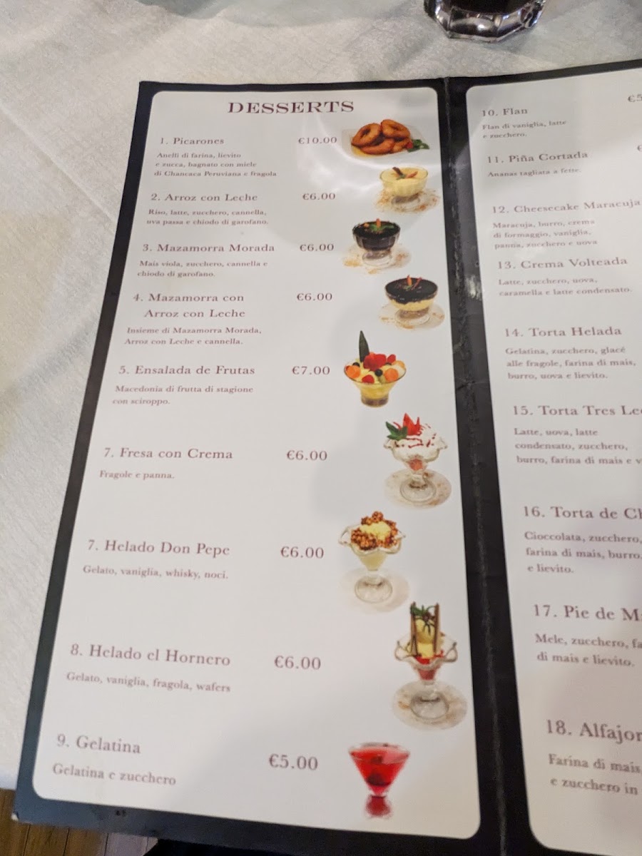 La Cumbre Photo Menu 6