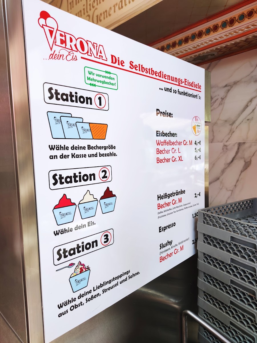 ice cream parlor 'Verona' Photo Menu 1