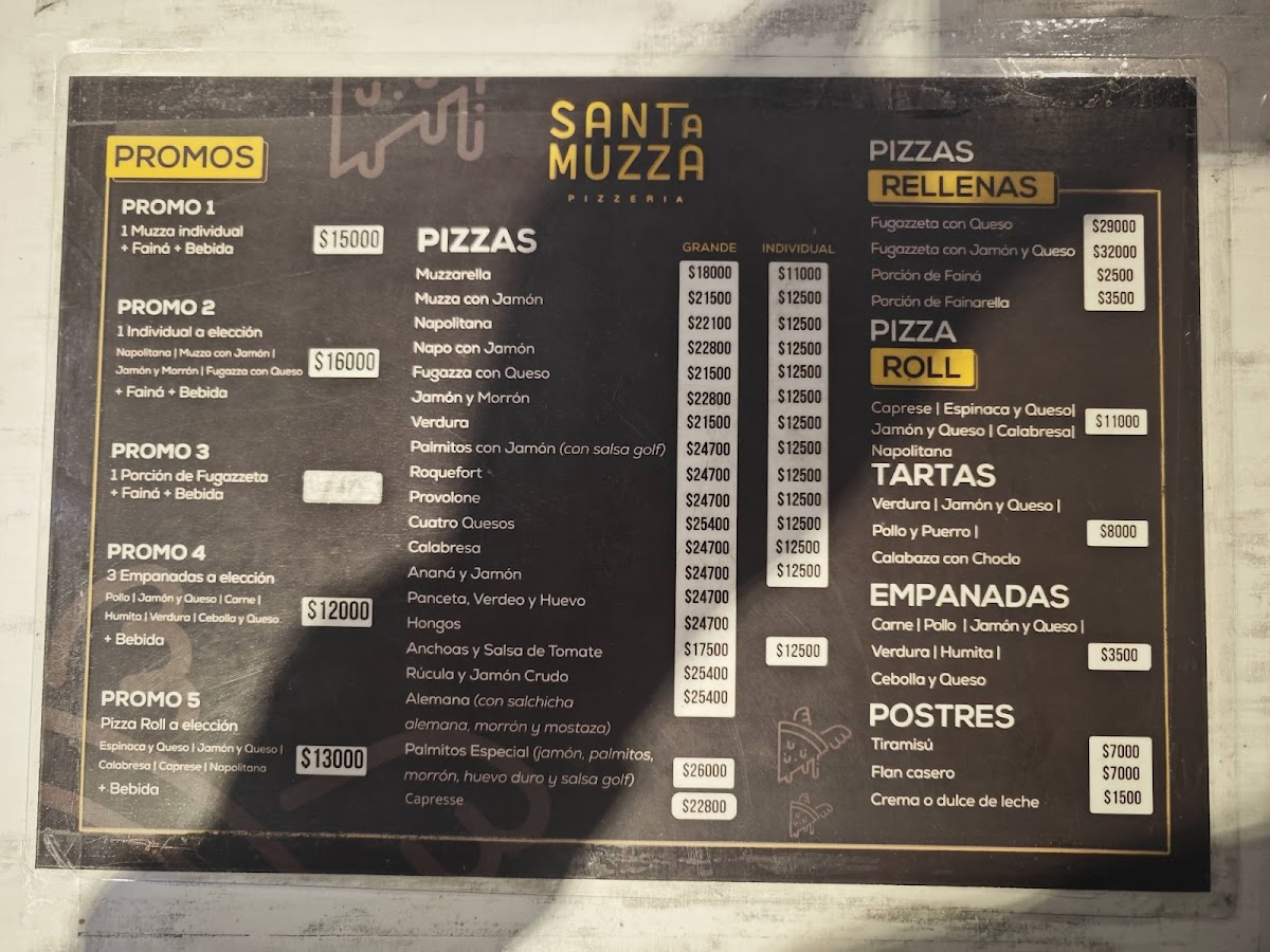 Santa Muzza Pizzería Photo Menu 1