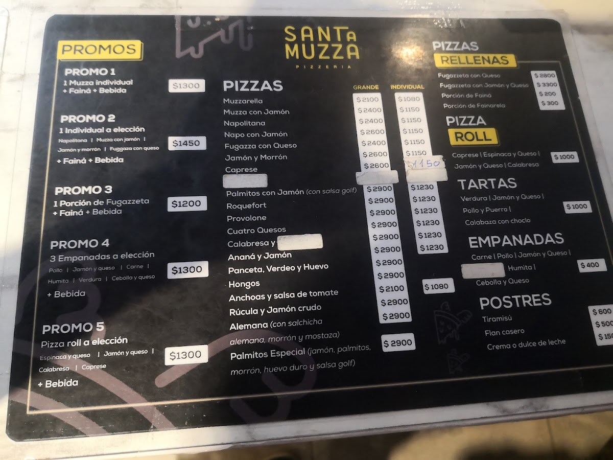 Santa Muzza Pizzería Photo Menu 10