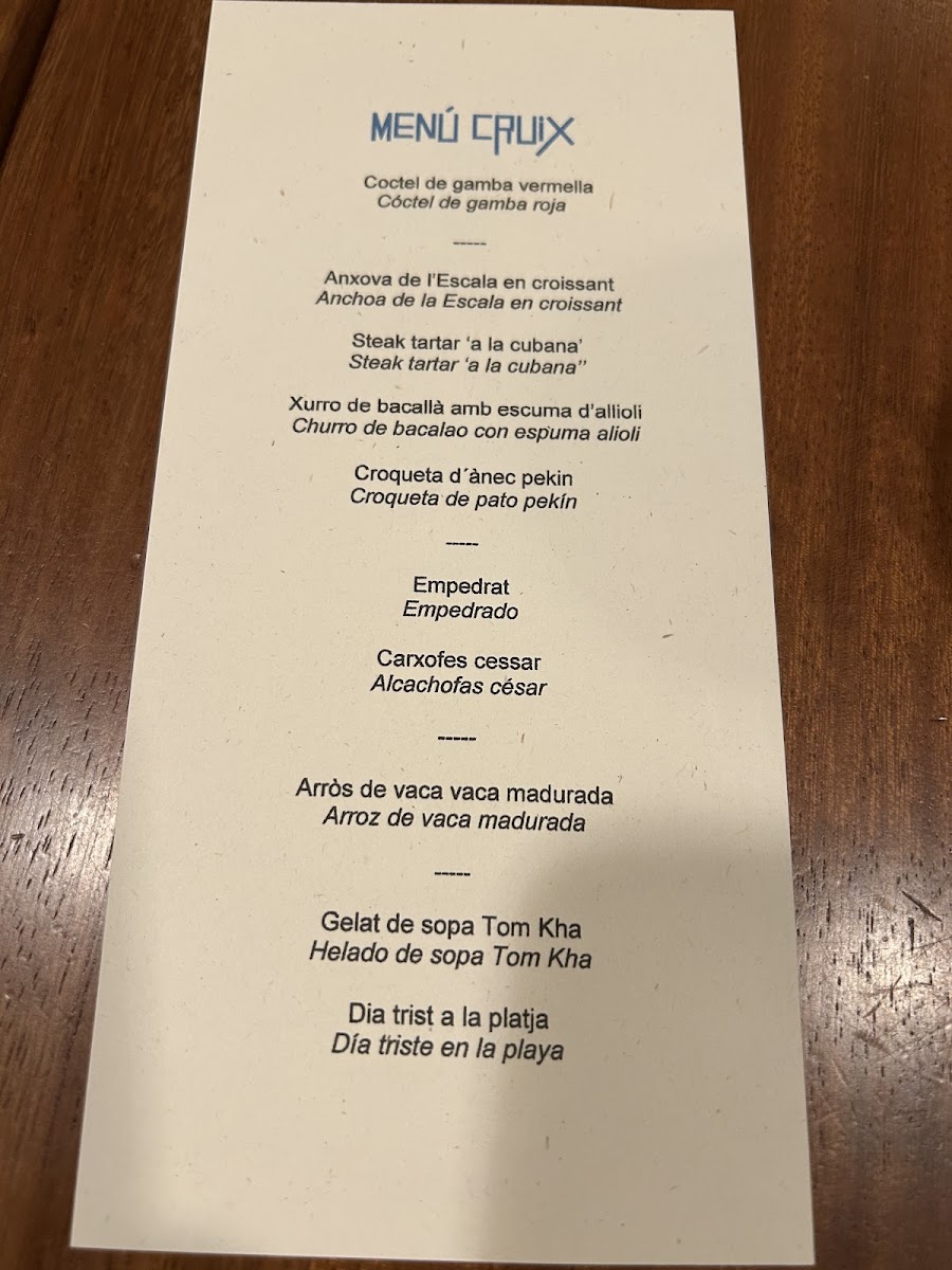 CruiX Restaurant Photo Menu 10