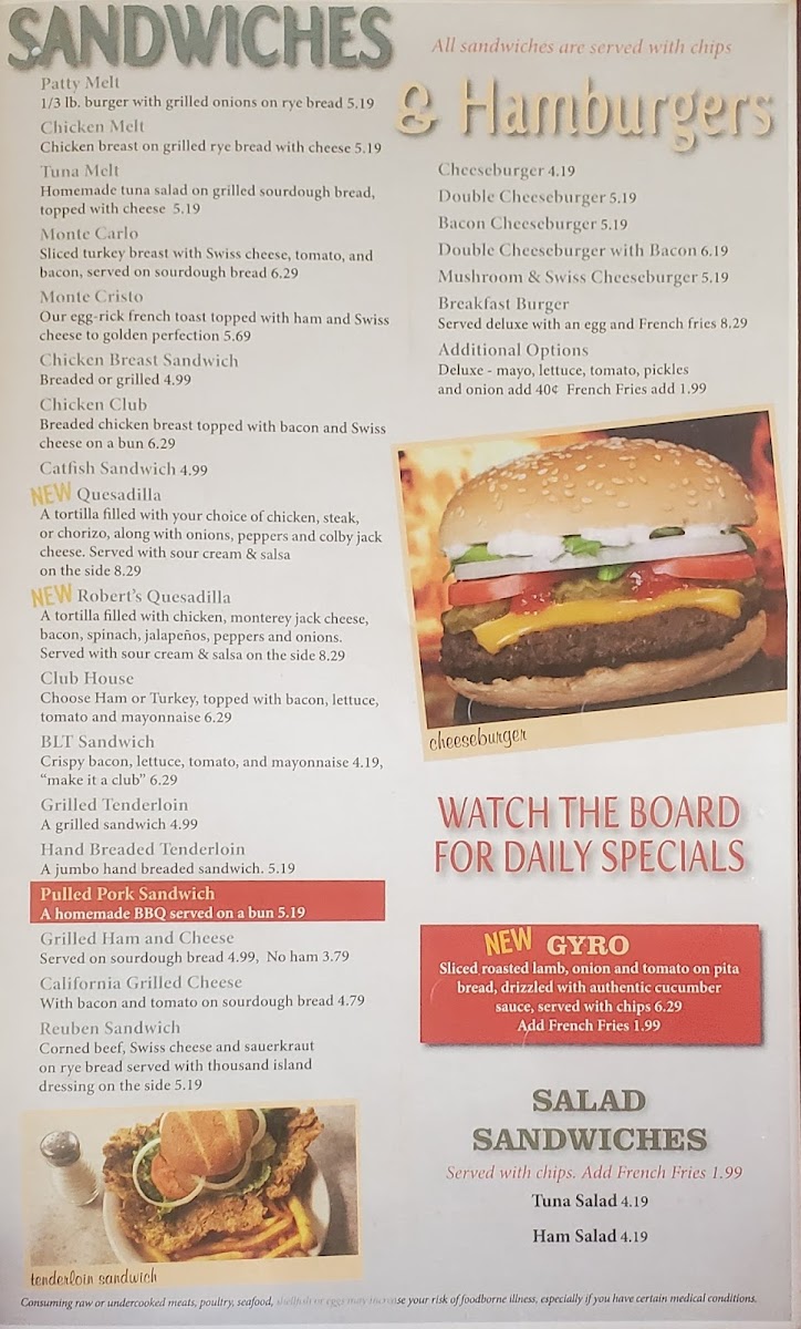 The Country Cafe Photo Menu 7