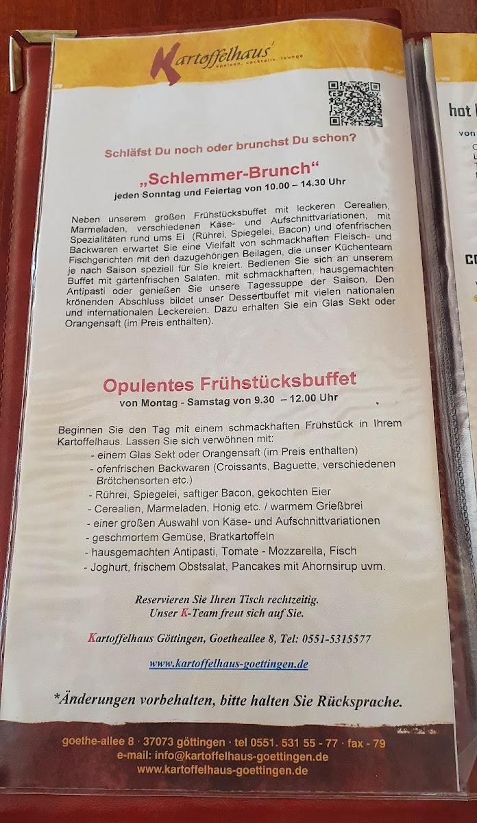 Kartoffelhaus Photo Menu 2