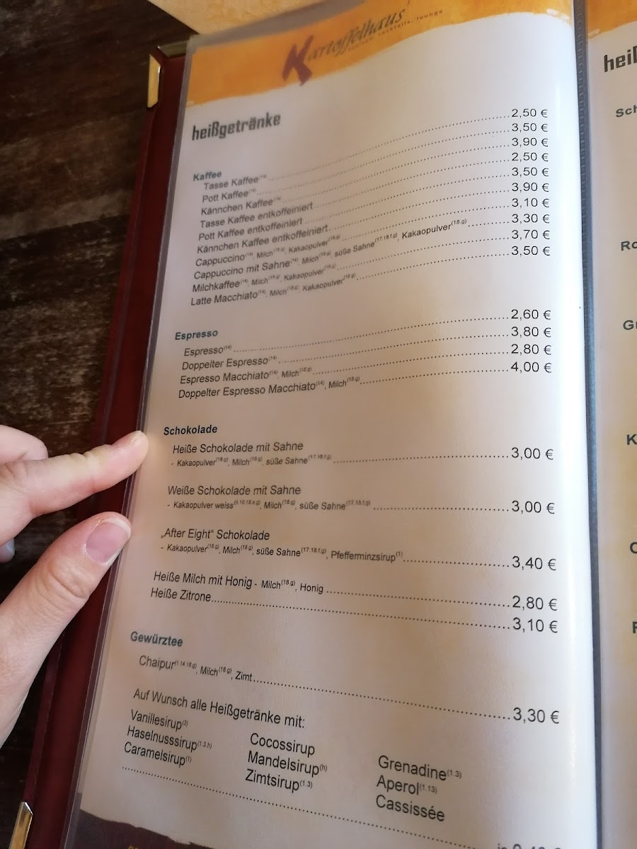 Kartoffelhaus Photo Menu 6