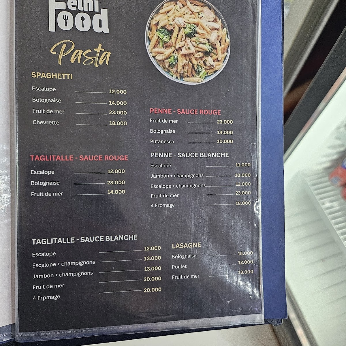 Restaurant Felhi Photo Menu 1