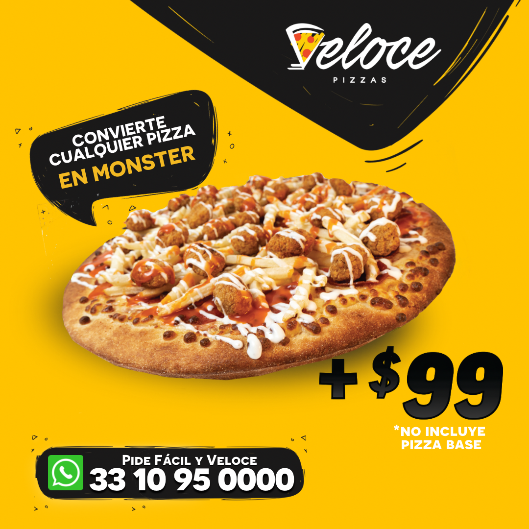 Veloce Pizzas Santa fe Photo Menu 2