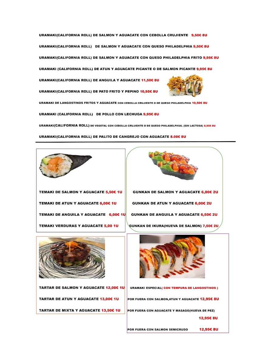 Restaurant Clover Photo Menu 1